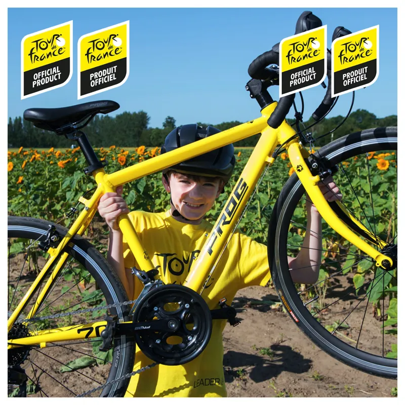 Frog 67 Kids Road Gravel Bike for Age 8-10 Years Tour de France Yellow-5